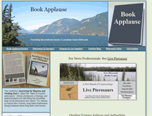 Tablet Screenshot of bookapplause.com